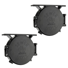 RecPro RV-Ersatz-Endkappen fr 4 5/8 Zoll Abwasserschlauchhalter, RV-Abwasserschlauch-Endkappen