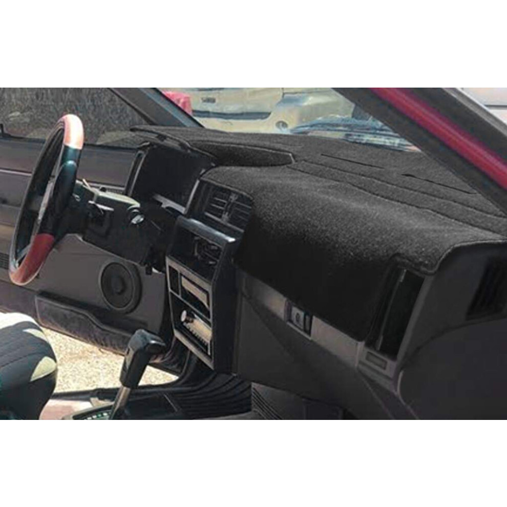 Fcovergurus Tappetino Per Cruscotto Su Misura Per Nissan Pathfinder D21 Hardbody Pickup Truck 1986-1993, Tappetino Protettivo Per Cruscotto (Nero) F77-image