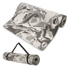 Victor Fitness gr? camouflage Milj?venlig yogam?tte lavet af et premium TPE-materiale, der giver en skridsikker tekstur perfekt til indend?rs og