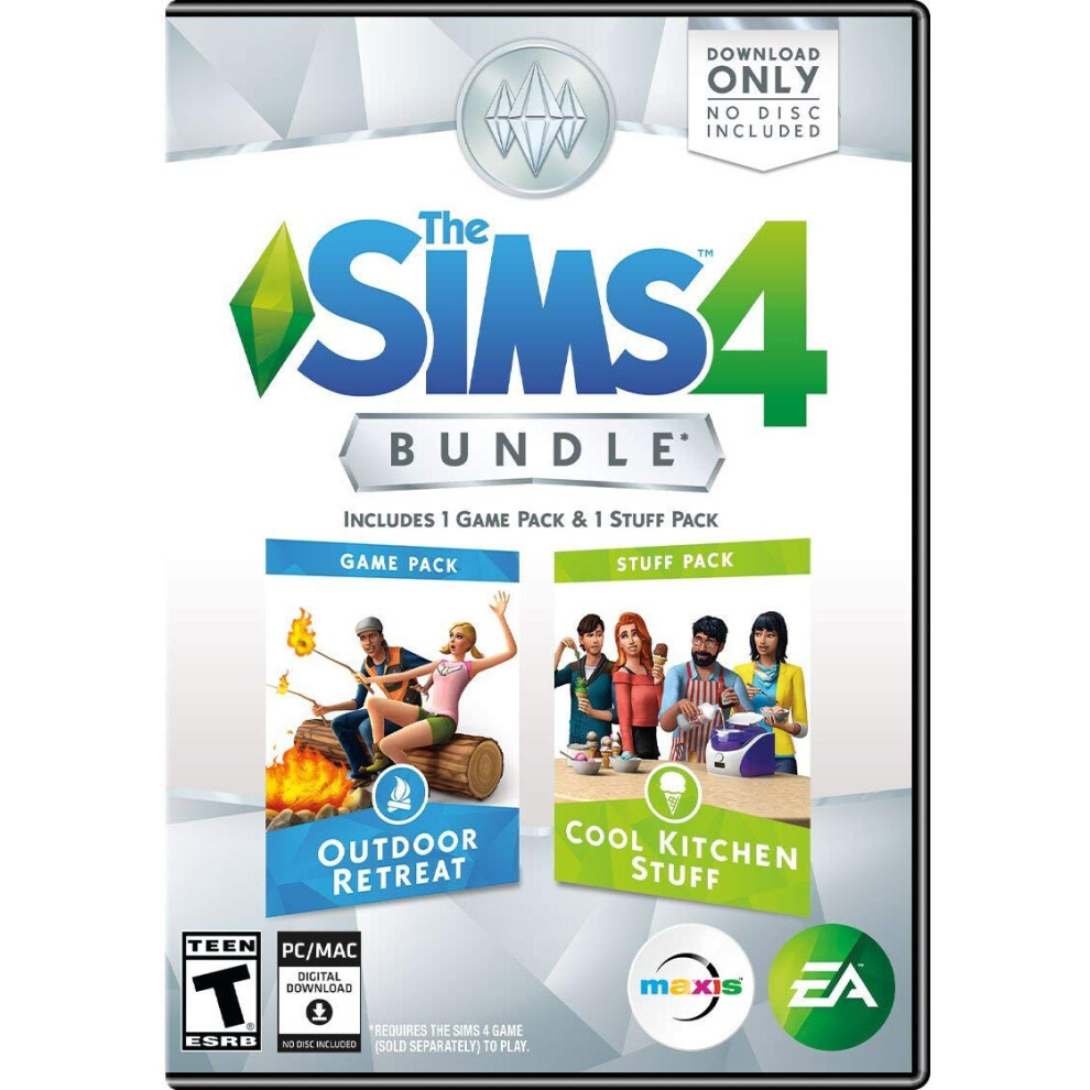 The Sims 4 Bundle Pack: Outdoor Retreat and Cool Kitchen Stuff Pack - PC-image-OPC-PFSWP58-NEW
