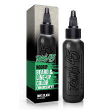 Tomb 45 NO DRIP Enhancement Color Onyx Black Hair Enhancer For Beard Lineup Water Resistant Hairline Filler Spray Barber