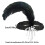 Tongcloud 12 pezzi cerchietti flapper 1920, accessori eleganti per donne, con piume nere 3