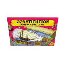 USS Constitution Ship Byg din egen b?d i en flaske Models?t - lavet i USA