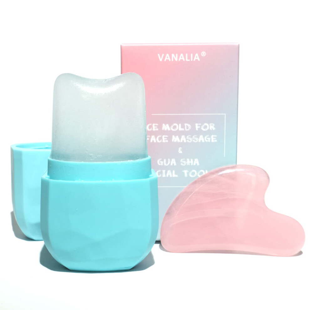 VANALIA Ice Roller for Face and Eye  Gua Sha Face Massage  Skin Care S