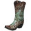 Turquoise cowgirl Boot Vase 1