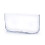 WGV Long Rectangle Block Vase  Width 3""  Length 16""  Height 8""  Cle 1