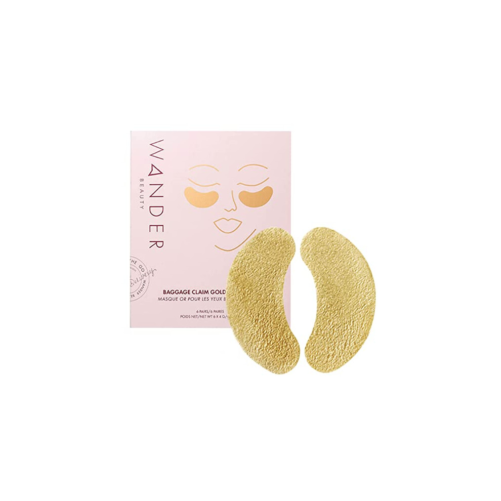 Bellezza Gold/Dark Wander Beauty Baggage Claim - Foil Under Eye Patches For Cir