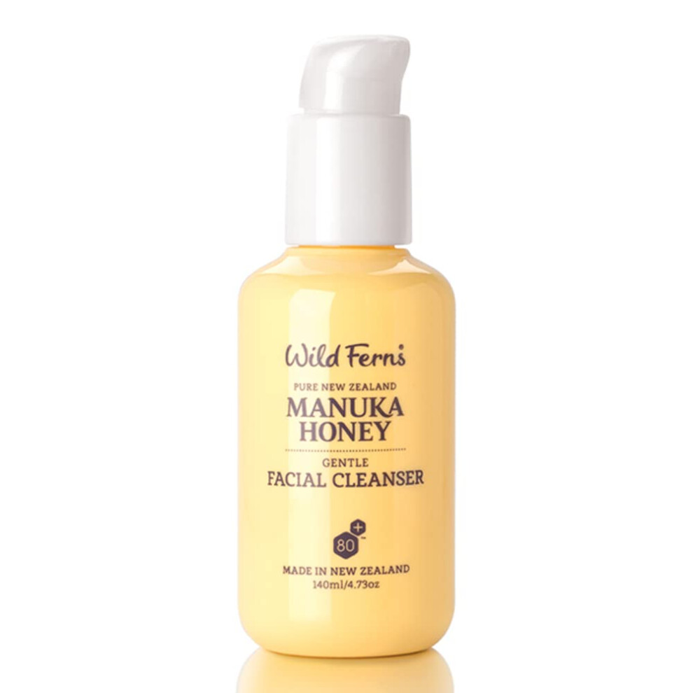 Wild Ferns Manuka Honey Gentle Facial Cleanser 96% Natural 140 Milliliters