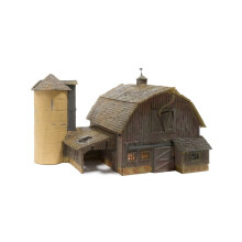 Woodland Scenics BR4932 Old Weathered Barn Built & Ready Kit N Scale