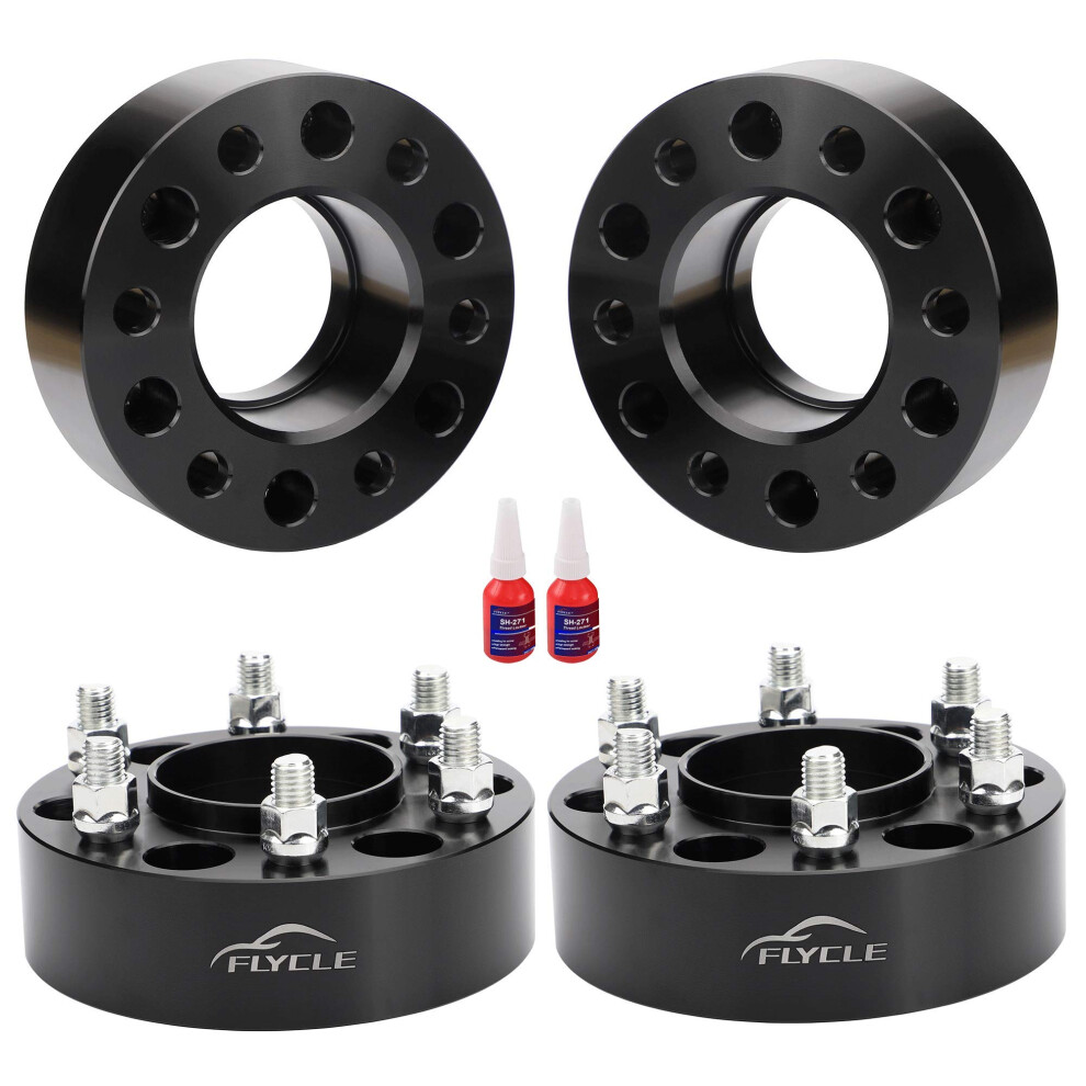 Flycle 6 Lug 6X135 Hubcentric Wheel Spacers 2 Inch For 2004-2014 F150 778836658374