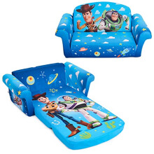 Detsk komprimovan pohovka Marshmallow Furniture 2-v-1 Flip Open Foam