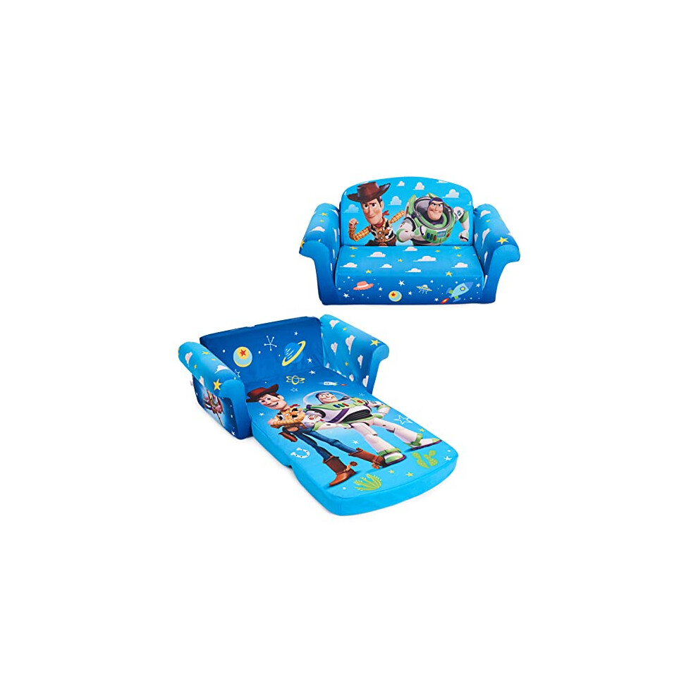 Marshmallow Furniture  childrens 2-in-1 Flip Open Foam compressed Sofa