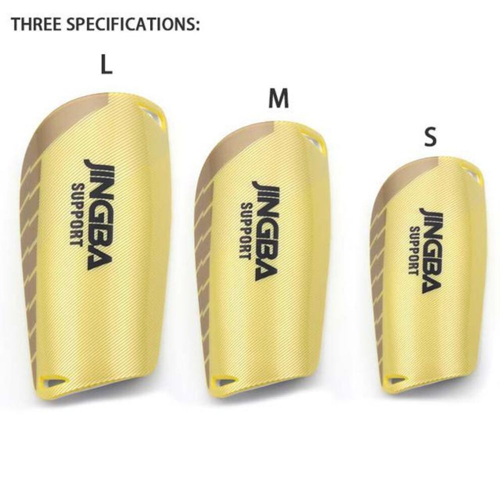 (yellow, L) 1 Pair Soccer Training Child Shin Pads Shin Guards Protege Tibia Football Calf Leg Protector Pads