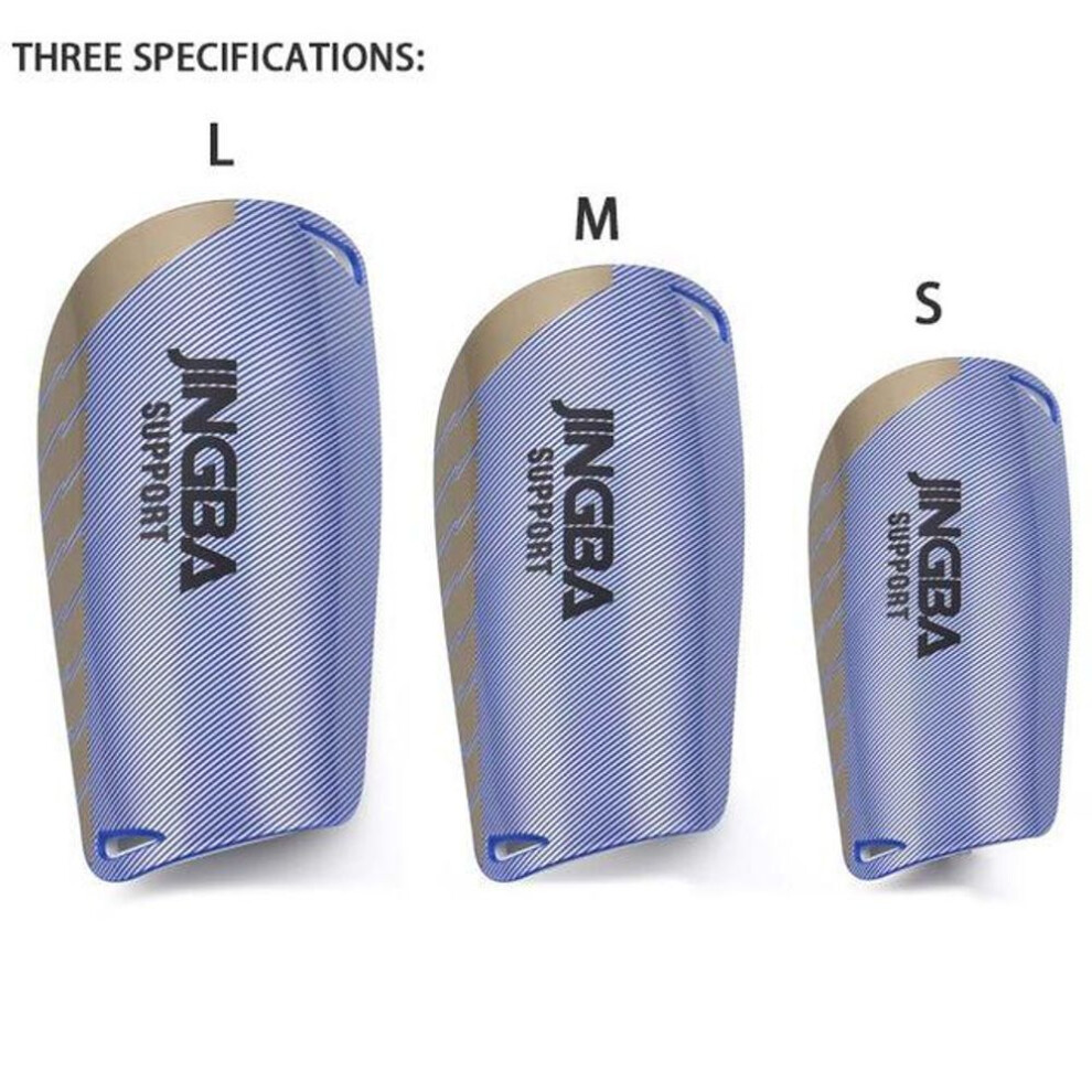 (blue, L) 1 Pair Soccer Training Child Shin Pads Shin Guards Protege Tibia Football Calf Leg Protector Pads