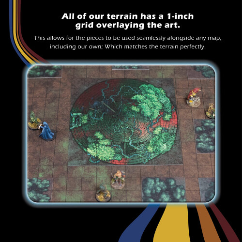 DUNGEON CRAFT: Fey Forest 2D Terrängset ttrpg 1