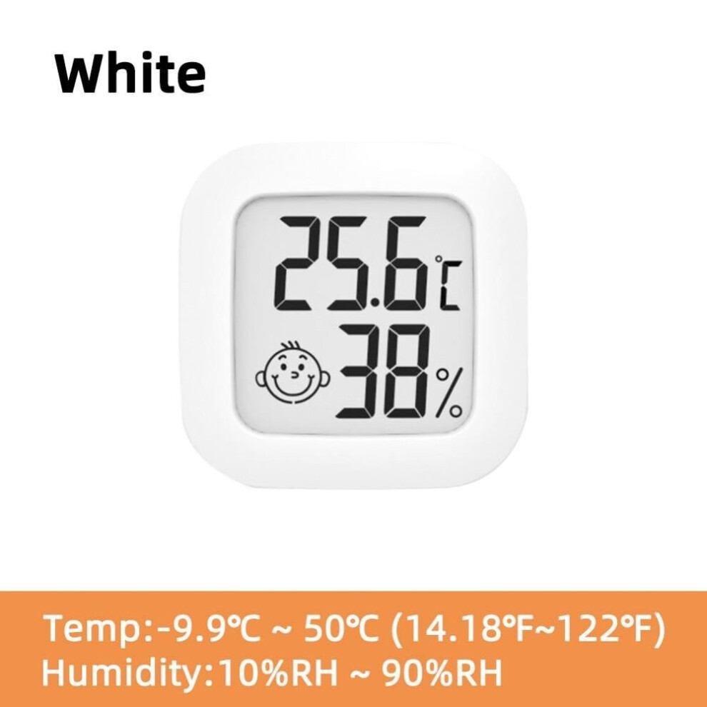 (white) LCD Digital Thermometer Hygrometer Indoor Room Electronic Temperature Humidity Meter Sensor Gauge Weather Station For Home