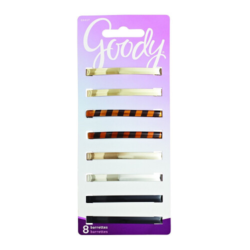 Goody Womens Classics Patterned Staytight Barrette, 8 Count