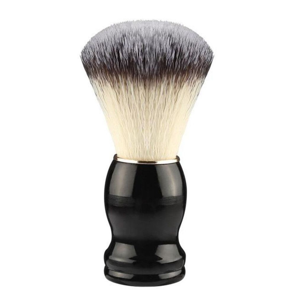 (black) Beard Shaving Brush Makeup Brushes Wooden Handle Bristle Hair Salon Barber Soap Foam Shave Men Facial Cleaning Tool