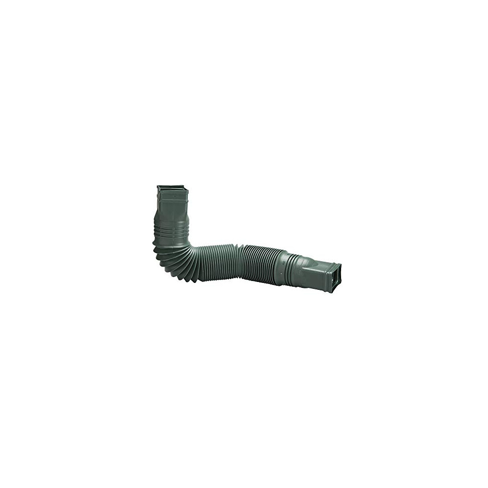 Flex-Drain 85011 Downspout Extension, Green