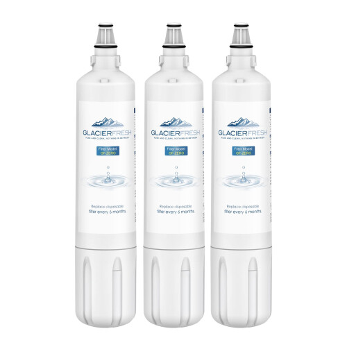 GLACIER FRESH Vattenfilter för Sub-Zero 4204490, 4290510, 9030868, 3 Pack