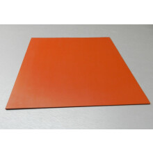 Flexibel värmebeständig silikongummi, U.S. högtemp röd 1/8" x 8" x 8" kvadrat