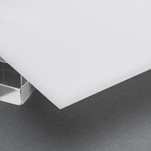 1/8 """" (3mm) Milky White Acrylic 12 """" X12 """" ark genomskinlig plexiglas cast AZM