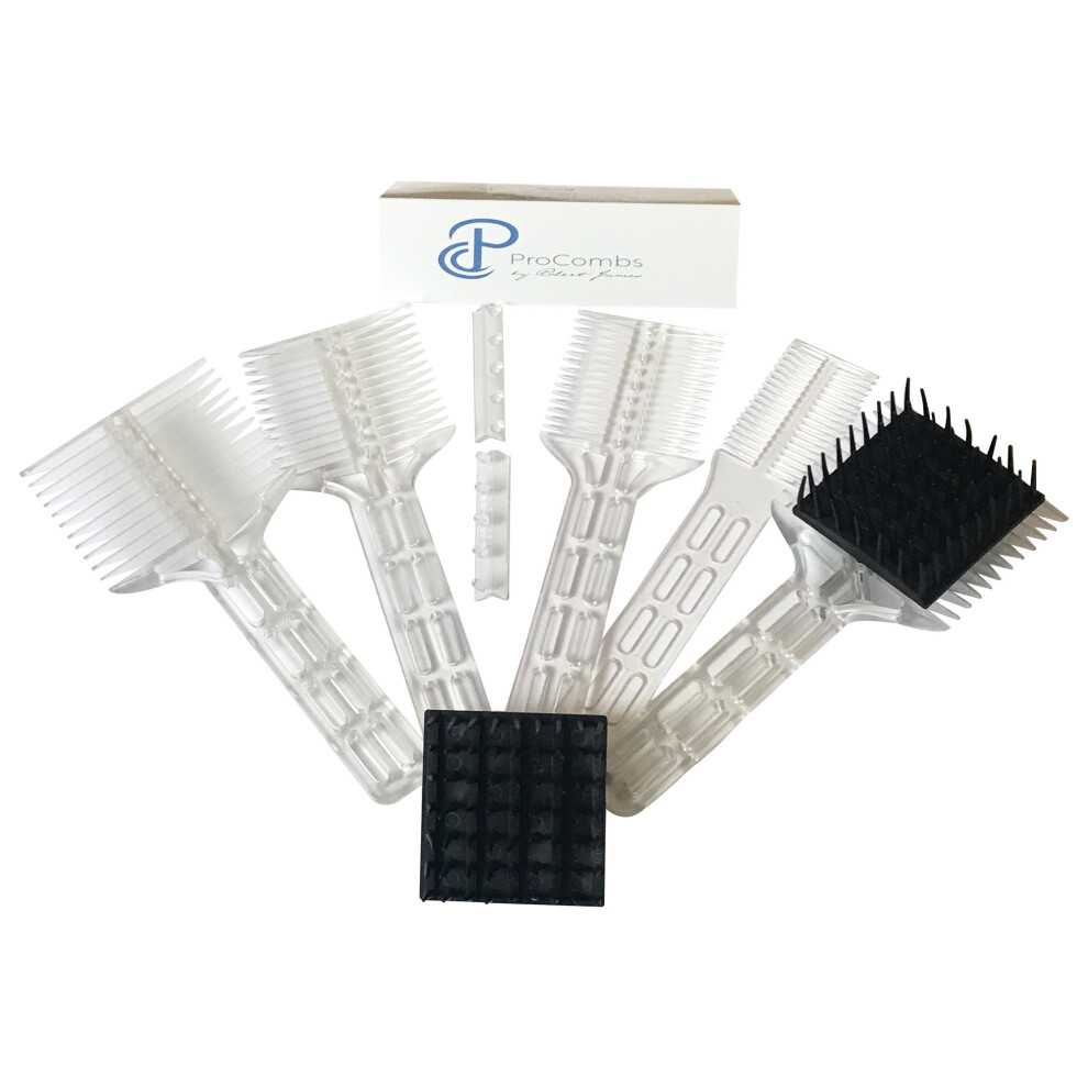 Procombs By Robert J Scissor/Clipper Over Comb Tool For The Perfect Haircut