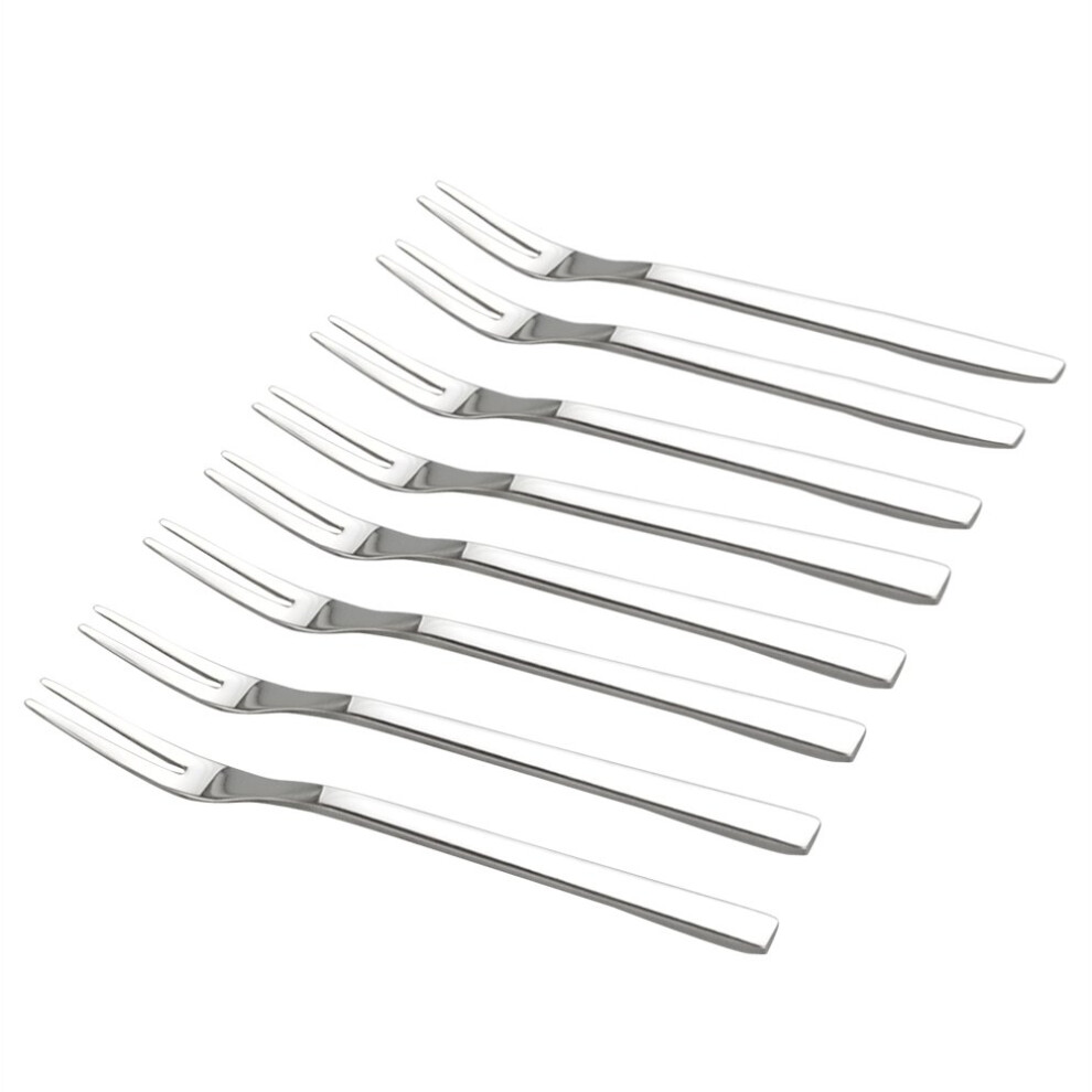 Doryh 5.25-Inch Fruit Forks, Stainless Steel Bistro Cocktail Fork, Set of 12