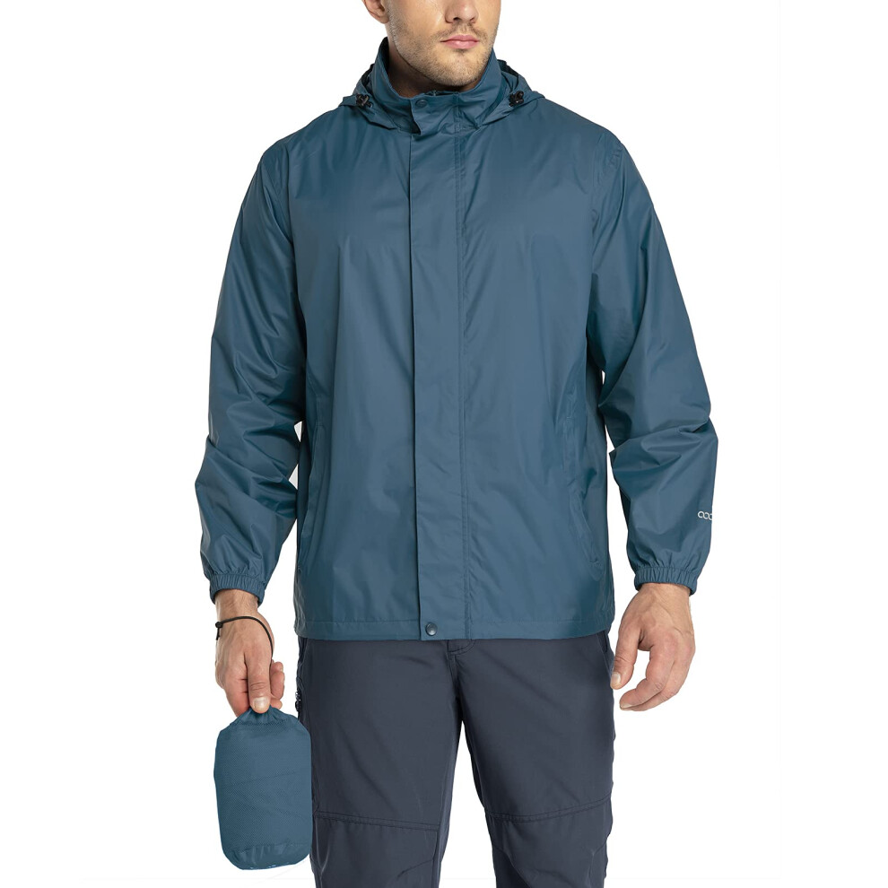 Veste de pluie pliable de 33 000 pieds pour homme, imperm?able et l?g?re
