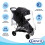 Graco Graco Universal Infant Travel System Rain Cover  Baby Car Seat Strolle 2