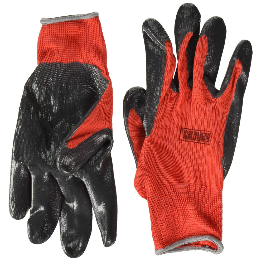 Grease Monkey General Purpose Nitrile Coated Work Gloves, Size Large, 15 Pack