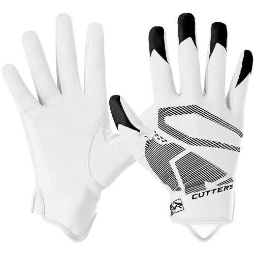 Cutters Rev Receiver-Handschuhe, Wei?, 4.0