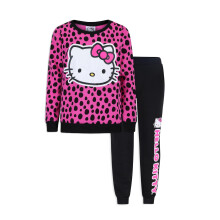 Dievcensk s prava mikiny a nohav c s dlh m ruk vom Hello Kitty pre dojcat , batolat a velk dievcat