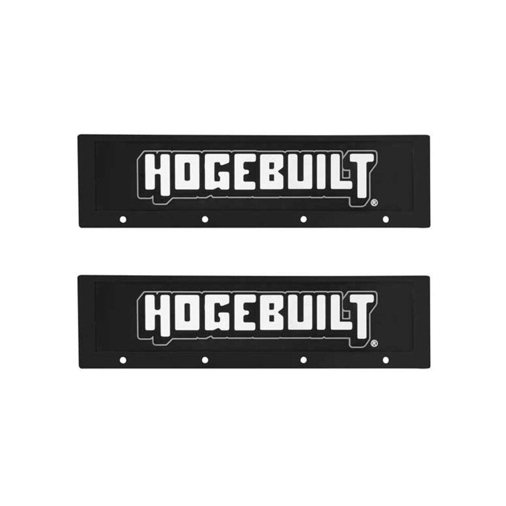 Hogebuilt 24" X 6" Heavy Duty Quarter Fender Semi Truck Top Rubber Mud Flaps-Pair 638339905309