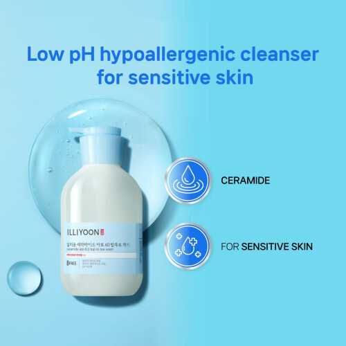 Illiyoon Ceramide Ato 6.0 Σαπούνι για μωρό 500ml, 16.9 Fl Oz 2