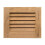 Whitecap 60712 Teak Louvered Insert - 7-1/2" x 9-1/8" x 3/4" 3
