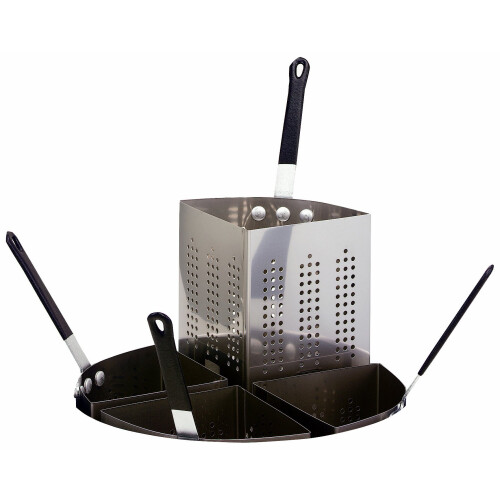 Crestware Ανοξείδωτο Χάλυβα Εισαγωγή για Μαγειρείο 20 Λίτρων Τεσσάρων Διαμερισμάτων
