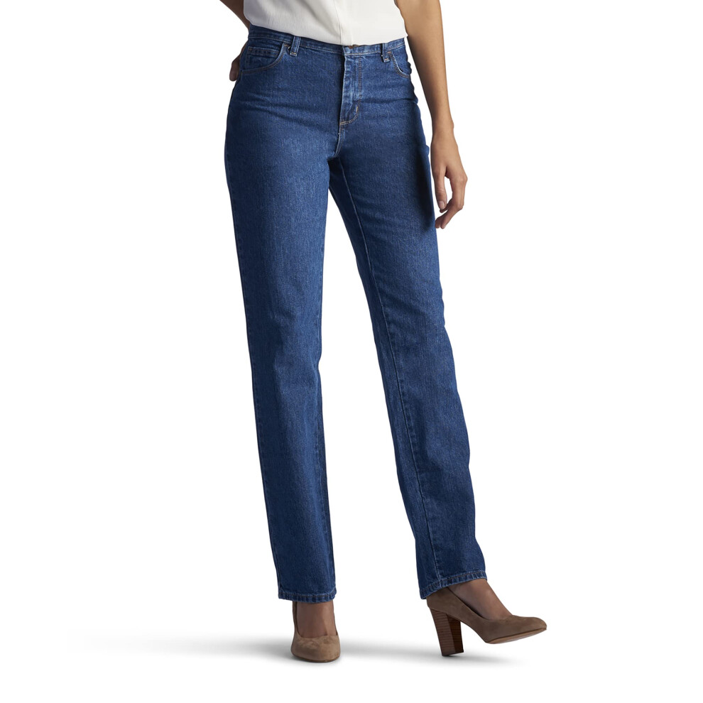 Jean Lee pour femme coupe d?contract?e coupe droite tout coton, coton livia, 18 Short