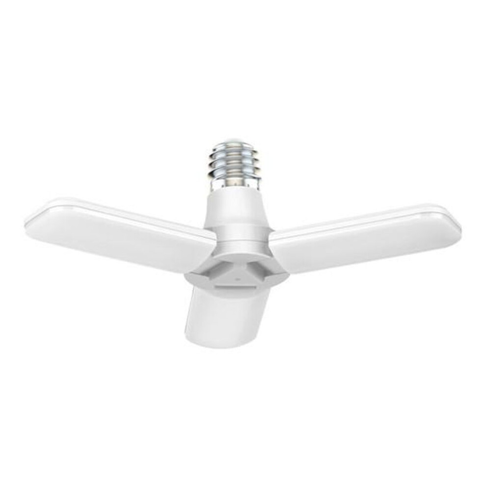 (as the picture, Trefoil 6500K) Led Garage Lights Bright Daylight Light Bulbs Deformable Garage Ceiling Led Shop Lights Easy To Install