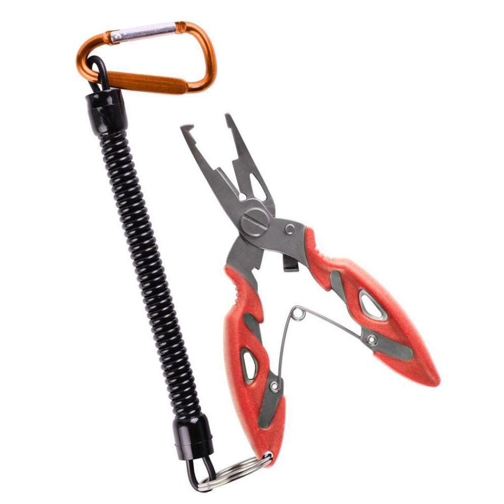 (Orange Pliers Rope) Fishing Plier Scissor Braid Line Lure Cutter Hook Remover Tackle Tool Cutting Fish Use Tongs Multifunction Scissors
