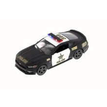 KiNSMART 2015 Ford Mustang GT Police Black 5386DP - 1/38 Scale Diecas