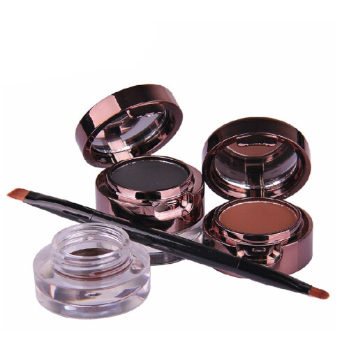 UCANBE 4 σε 1 Μαύρο Καφέ Gel Eyeliner και Σετ Σκόνης Φρυδιών 1
