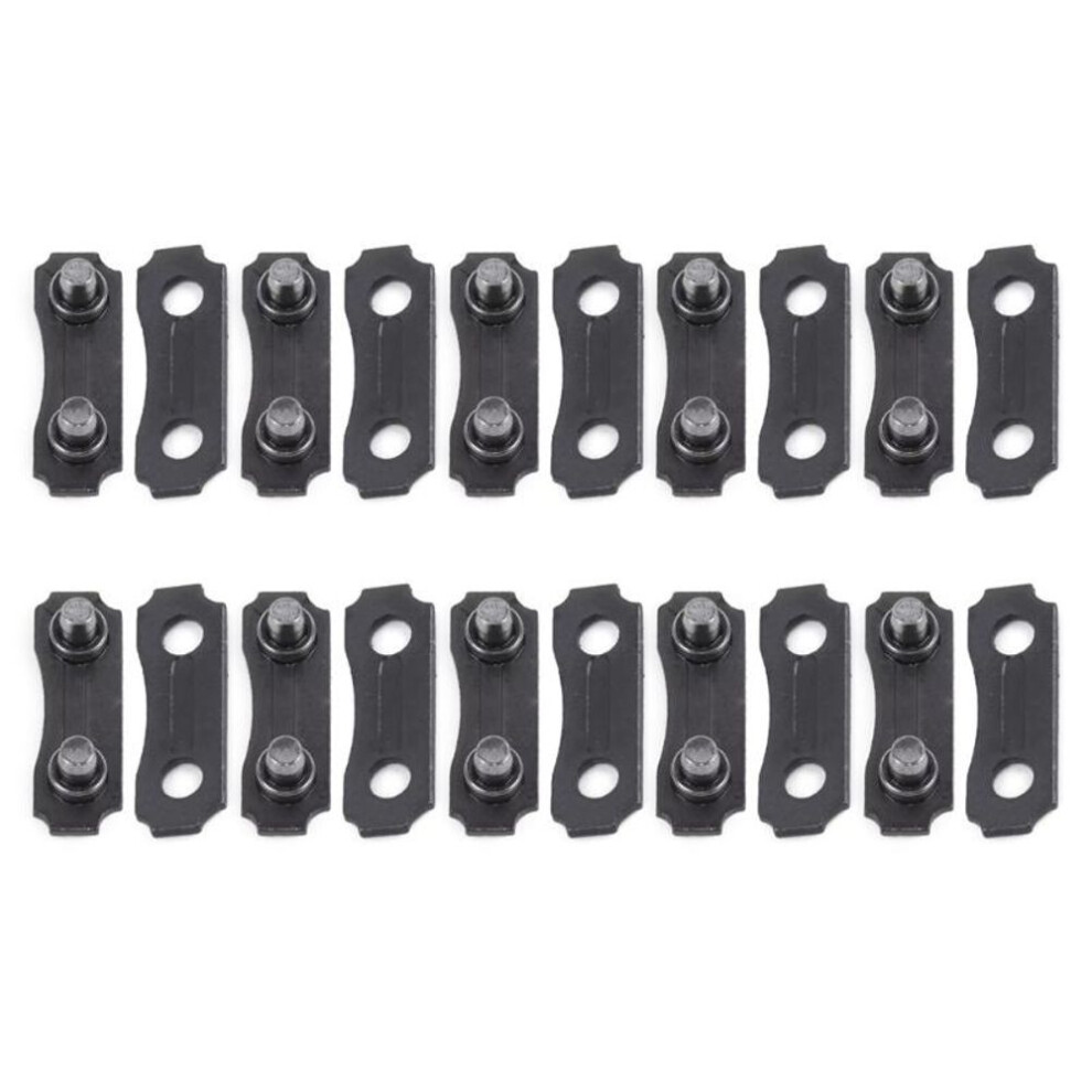 10sets 3/8&apos;&apos; Chain Link Repair Preset Straps 10 X Repair Kit Saw Chain 3/8 Lp