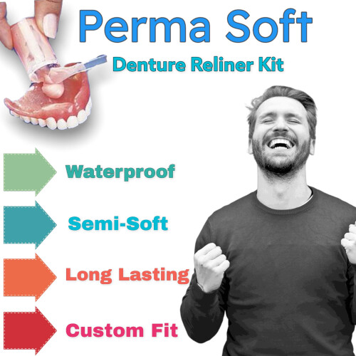 Perma Soft Kunstgebit Reline Kit- 2 Dozen (relinet 4 kunstgebitten) 2