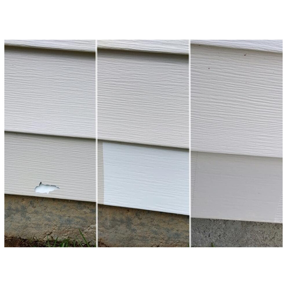 Mendyl Vinyl And Stucco Siding Repair Kit - Cover Any Cracks Holes Or 748252293596