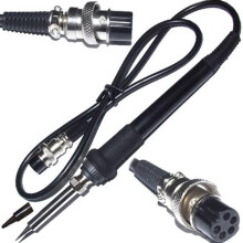 936 Electric Soldering Solder Iron Station 5pin 50W 24V 852D+ 853D 878AD 898D 936B 937D Iron Handle Rework Repair Tool C0119