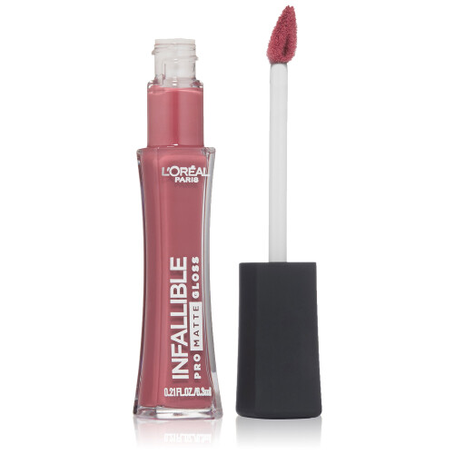 LOréal Paris Infallible Lip Pro Matte Gloss, Blushing Ambition, 0.21 fl. oz.