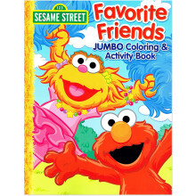 Sesame Street Målarbok & Aktivitetsbok (Omslagskonst och aktiviteter varierar)