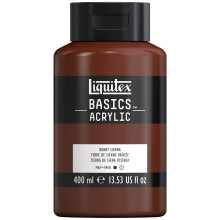 Liquitex BASICS Ακρυλικό Χρώμα, 400ml (13.5-oz) Φιάλη, Καμμένο Σιέννα