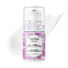 LilyAna Naturals Krem pod oczy - Krem pod oczy na cienie i obrzęki Krem pod oczy Przeciwzmarszczkowy krem pod oczy redukujący drobne linie i zmarsz